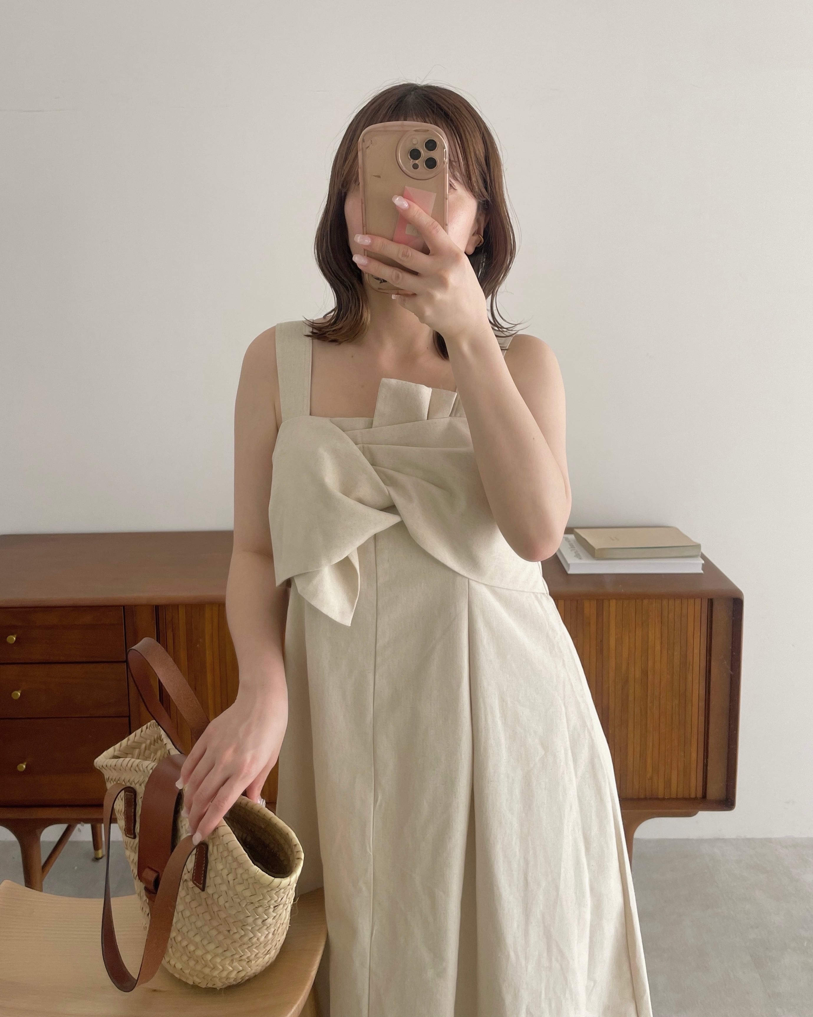 リネン風 お揃いリボン【1136】 リネン風 お揃いリボン【1136】