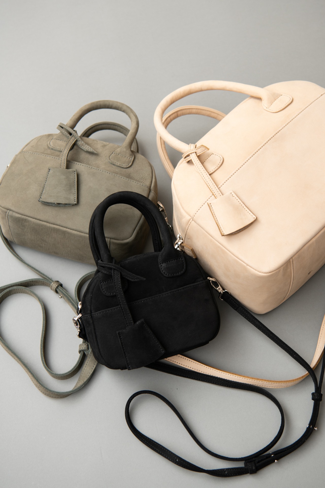 Rich I】S.DOME [NUBUCK LEATHER BOSTON BAG・SMALL] 