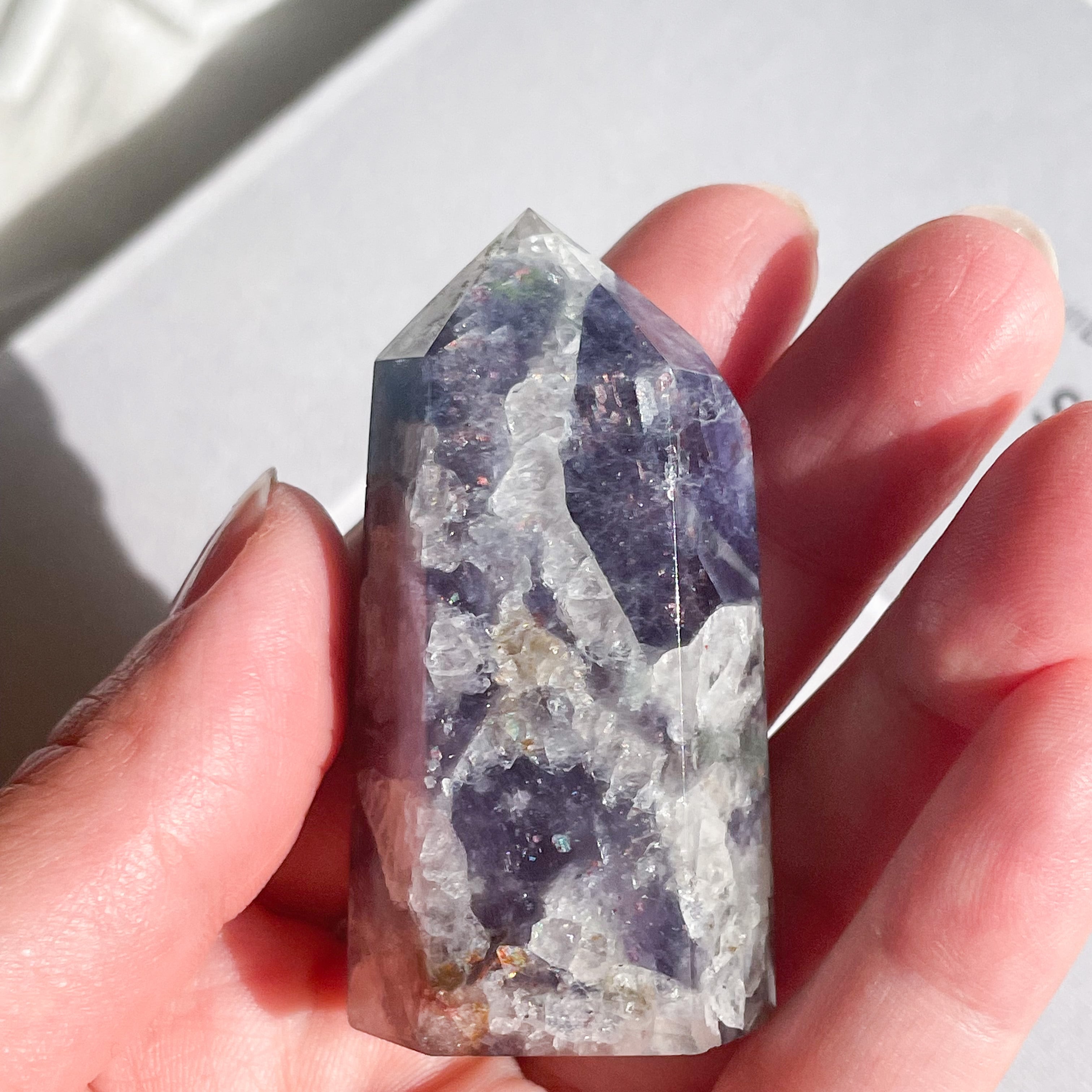 Mica Iolite in Quartz 1✧ マイカ アイオライト | FLUXY - 天然石と