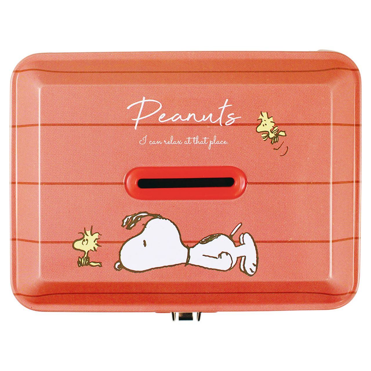 スヌーピーカギ付き缶バンク のんびりドッグハウス(5255806) | T-VOOS