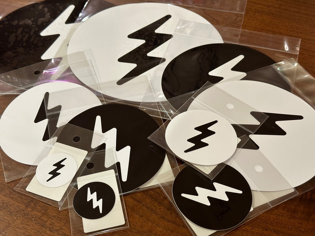 ELECTRIC ICON LOGO STICKER M | JUNCTION LEATHER&RIVER SHOP