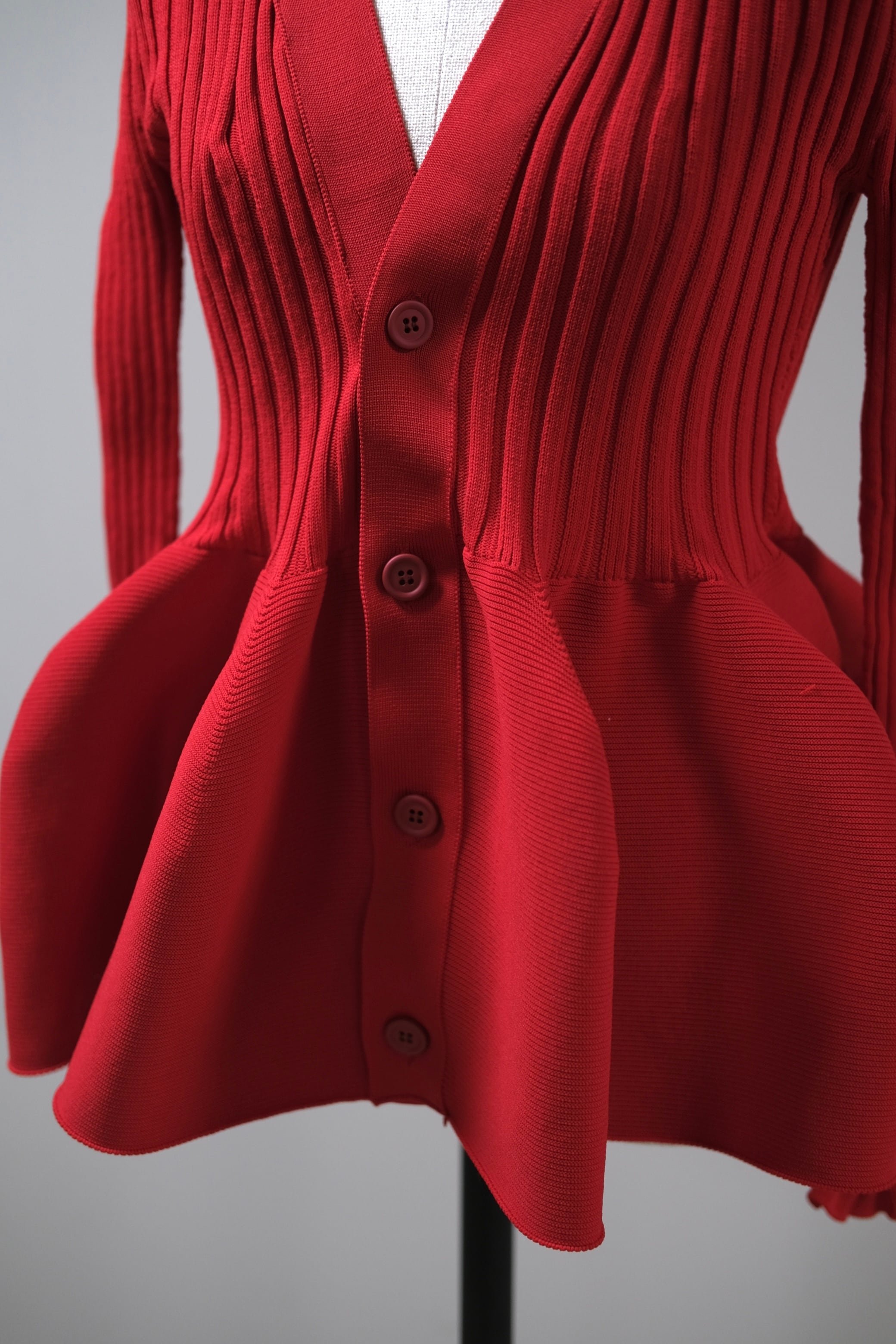 CFCL】POTTERY CARDIGAN 1 - red | loop