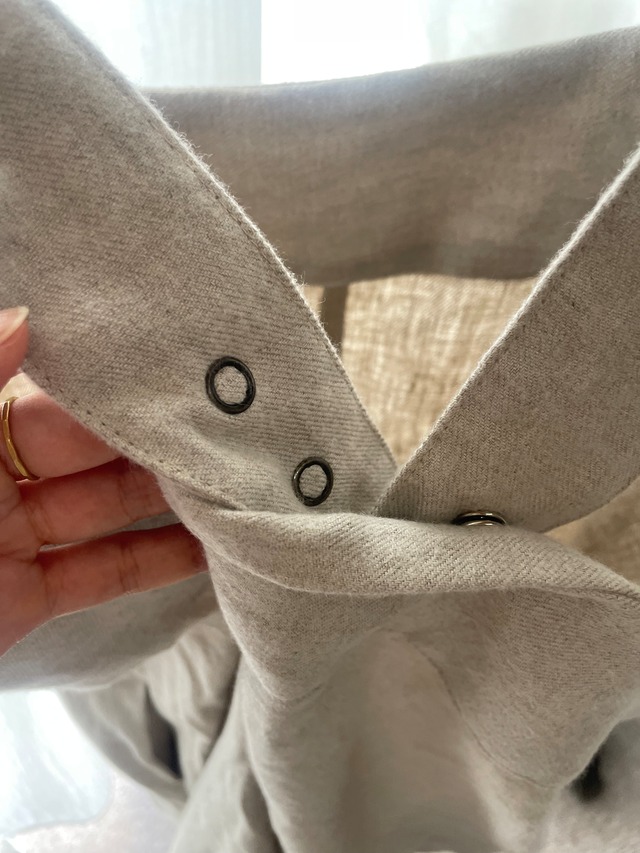 winter linen ↟ ゆるサロペ ↟
