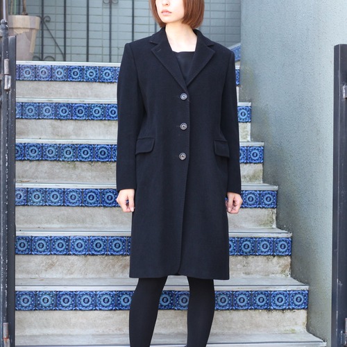 .SRORT MAX MAX MARA CASHMERE ANGORA BREND WOOL CHESTERFIELD COAT MADE IN ITALY/スポーツマックスマックスマーラカシミヤアンゴラ混ウールチェスターコート2000000009032