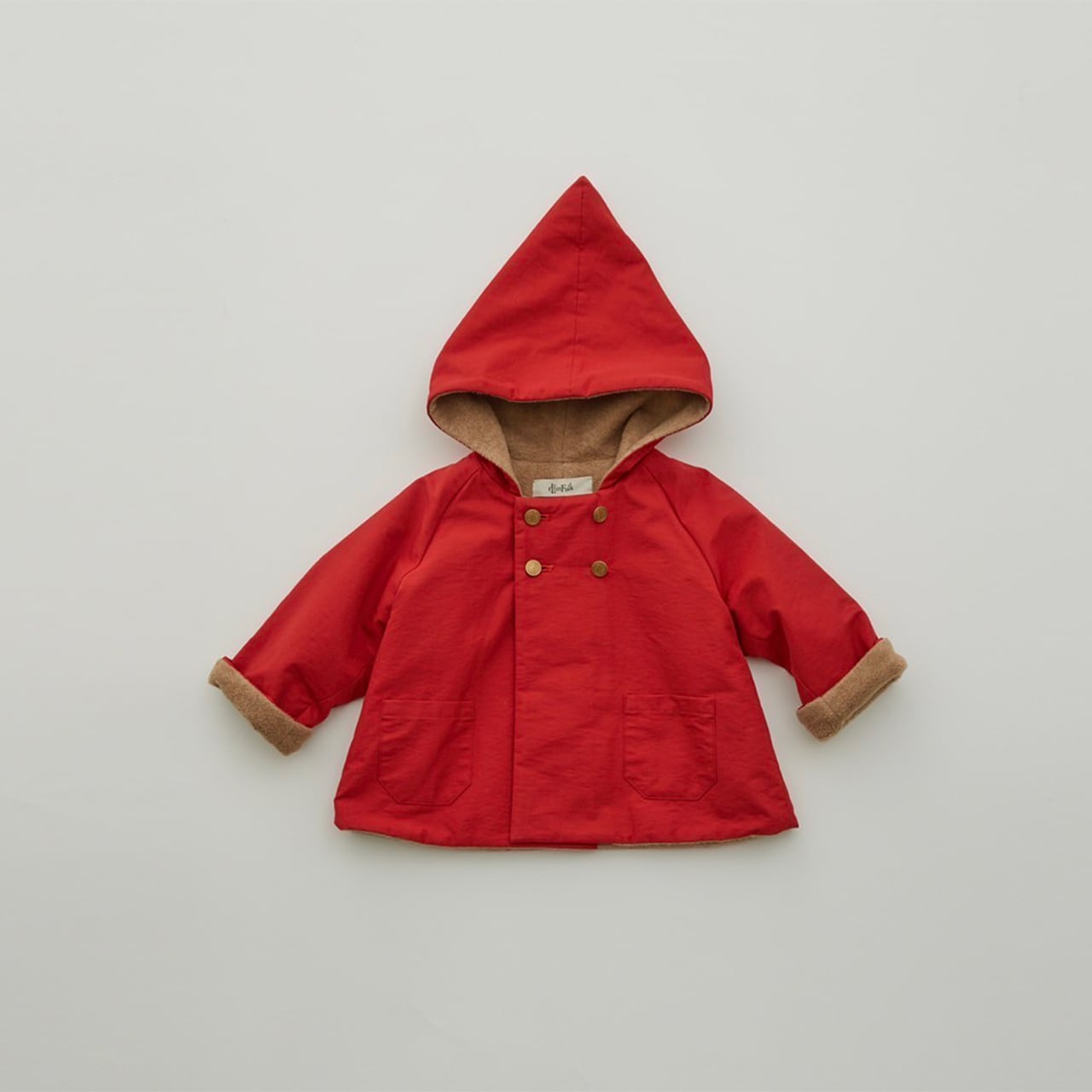 eLfinFolk(エルフィンフォルク)/ elf coat / red / 110,120,130cm | crecer powered by  BASE