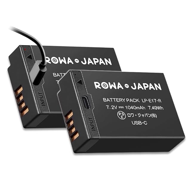 ロワジャパン ニコン対応 EN-EL12 互換 バッテリー 2個 と USB充電器