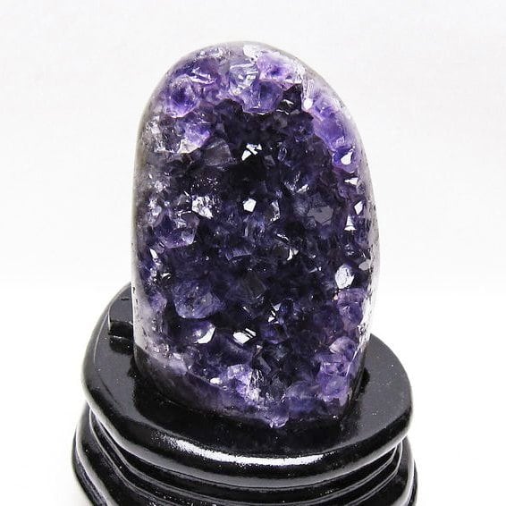 アメジスト クラスター ウルグアイ産 原石 amethyst 一点物 台座付属 182-8069