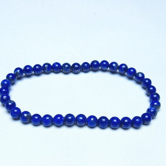 ラピスラズリ ブレスレット 5mm 一点物 メール便可 [M便 1/10] 111-48317