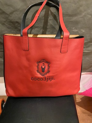 coco3jiji.ロゴバッグ