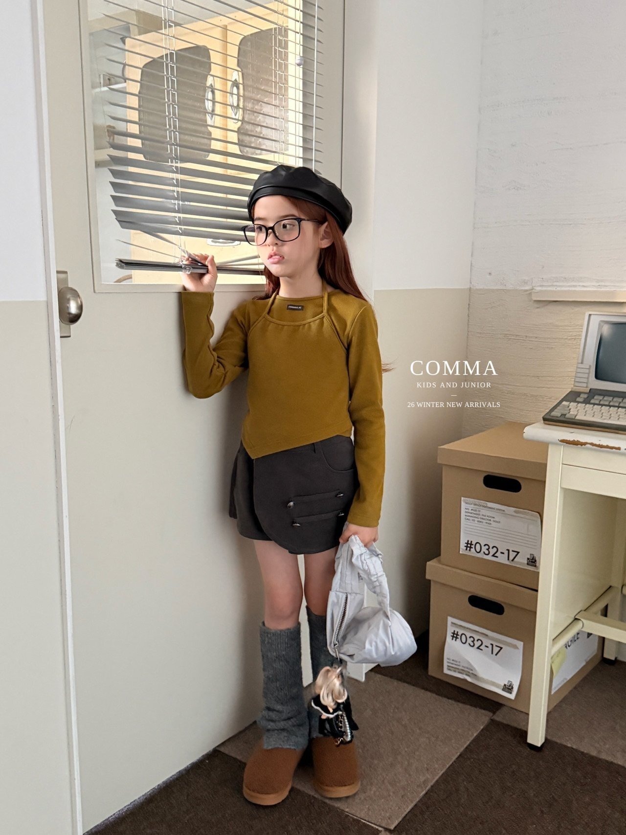 COMMA［取寄］wrap skirt pants 26winter