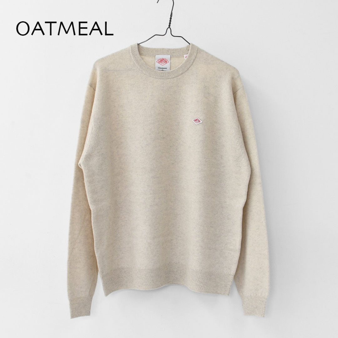 DANTON [ダントン] M LAMBSWOOL CREW NECK KNIT PULLOVER [DT-D0028LMW