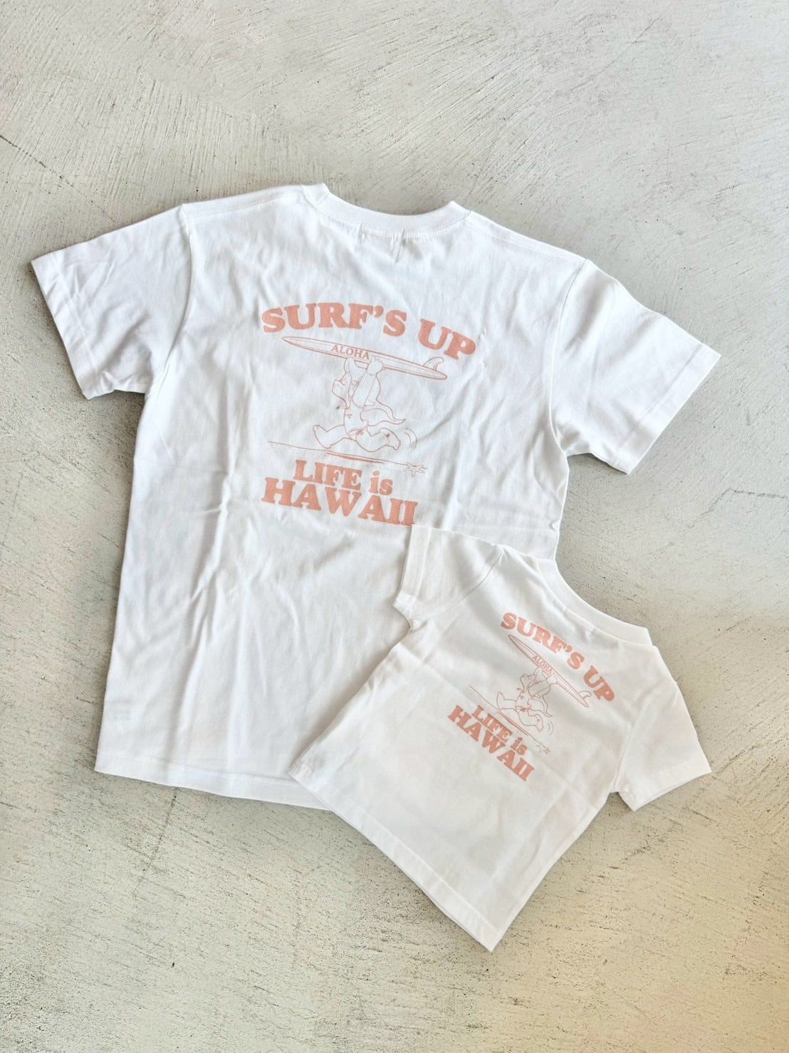 LIFE is × MAPUAコラボsurf's up半袖Tシャツ¥6,500+tax