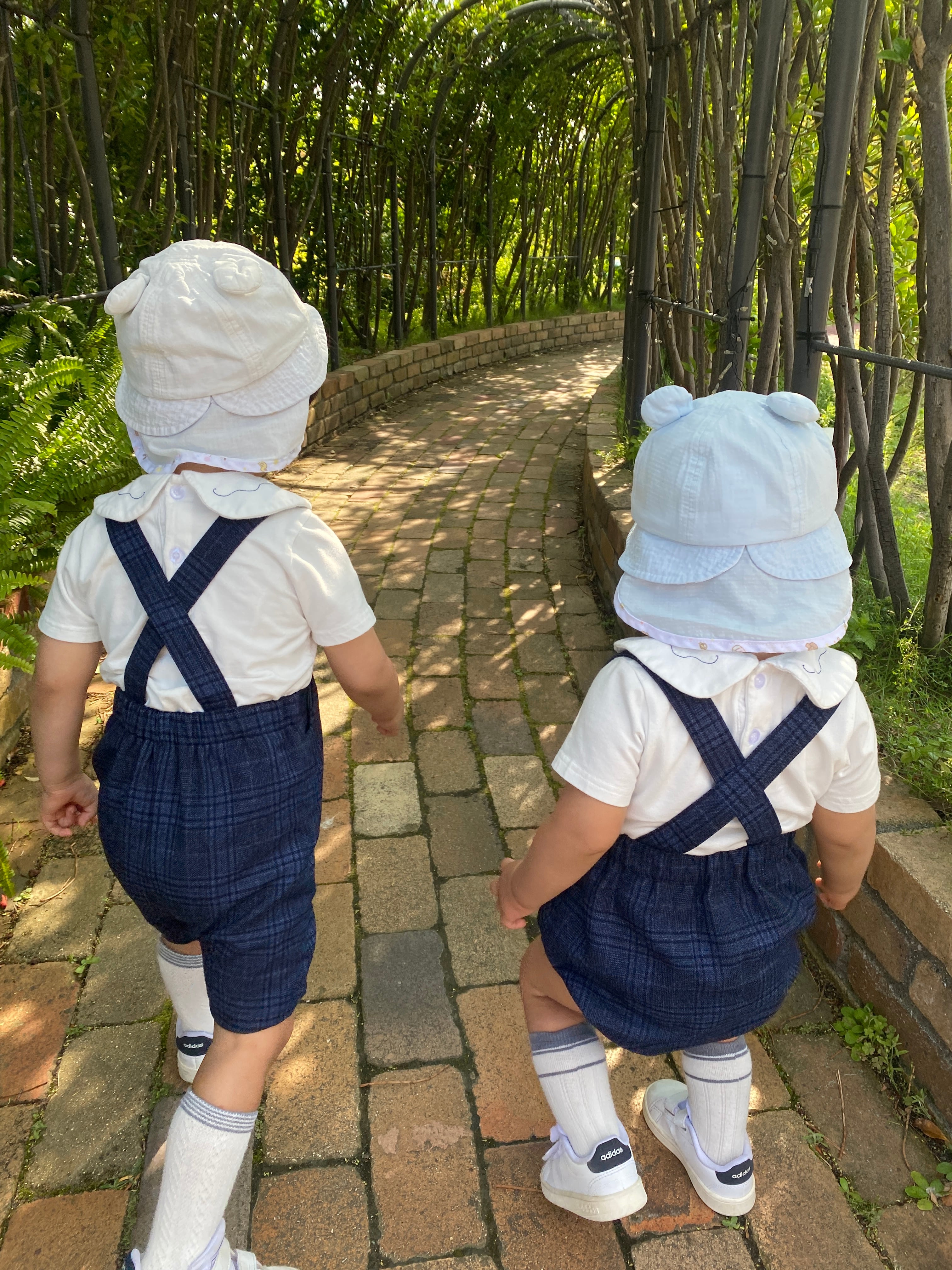 タータンチェックサスペンダー付きブルマ(Navy) | Liebesträume