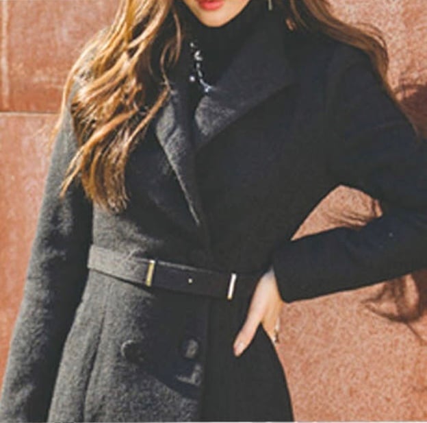 Black label ブラック チェスターコート ウエストベルト付き Black label ブラック チェスターコート ウエストベルト付き