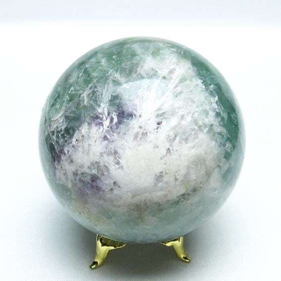 エンジェルフェザー フローライト 丸玉 65mm 一点物 151-7229