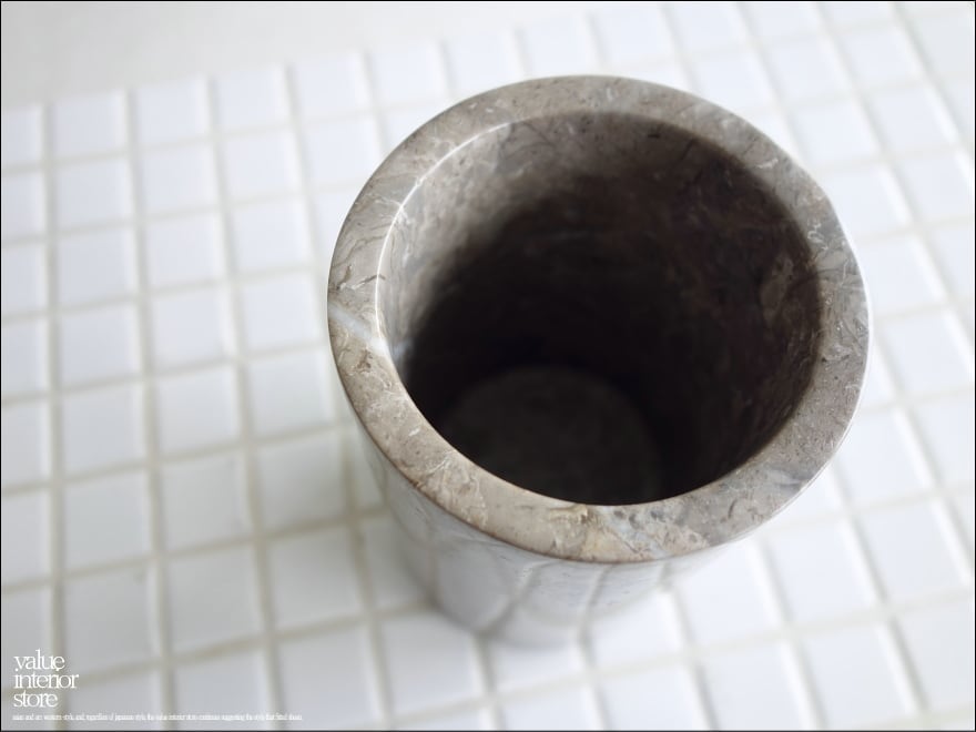 マーブル 歯ブラシスタンドGY 天然大理石 歯ブラシホルダー 歯ブラシ