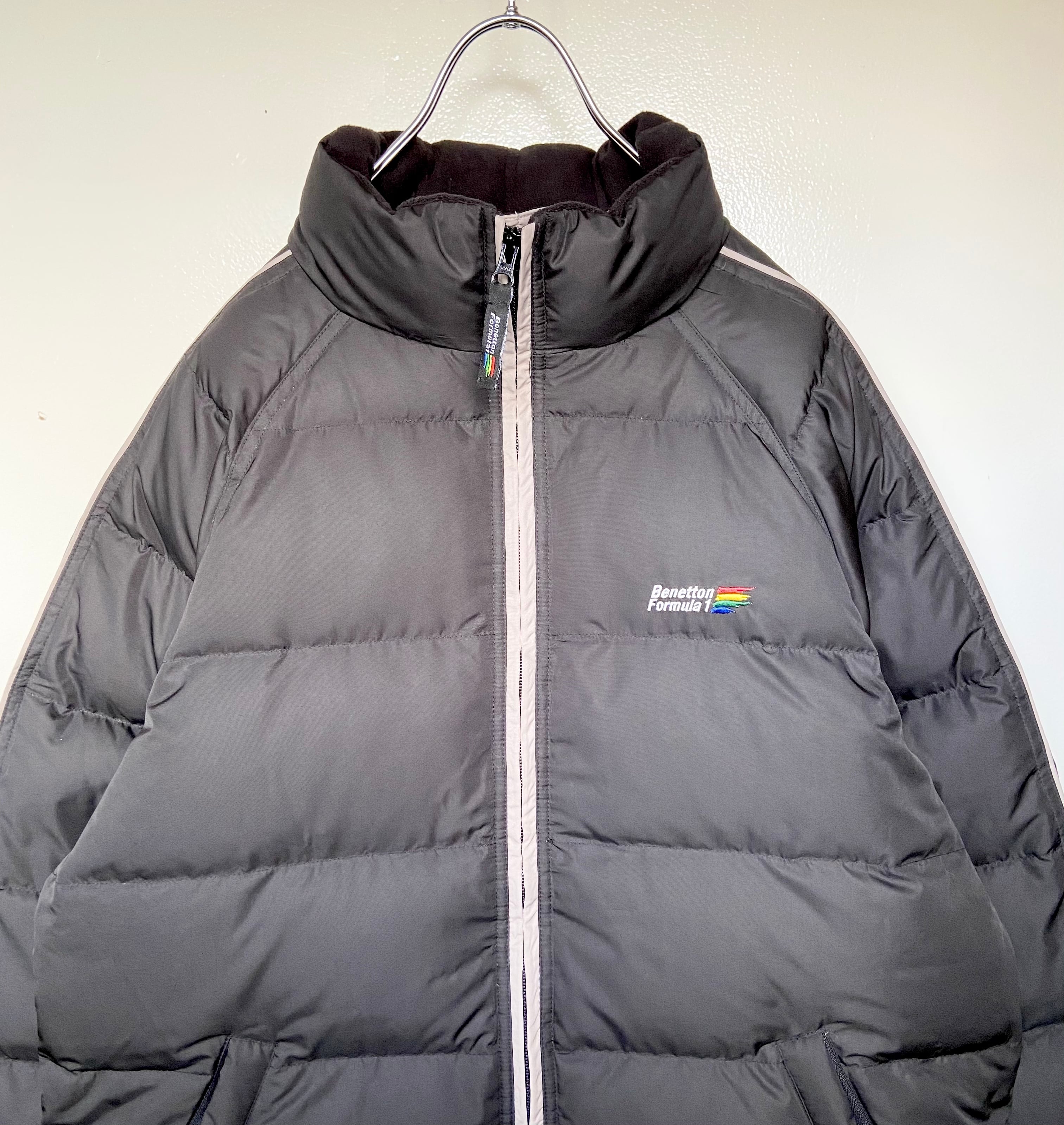 vintage古着 ベネトンフォーミュラ1 刺繍 レーシングダウンジャケット F1 アウター