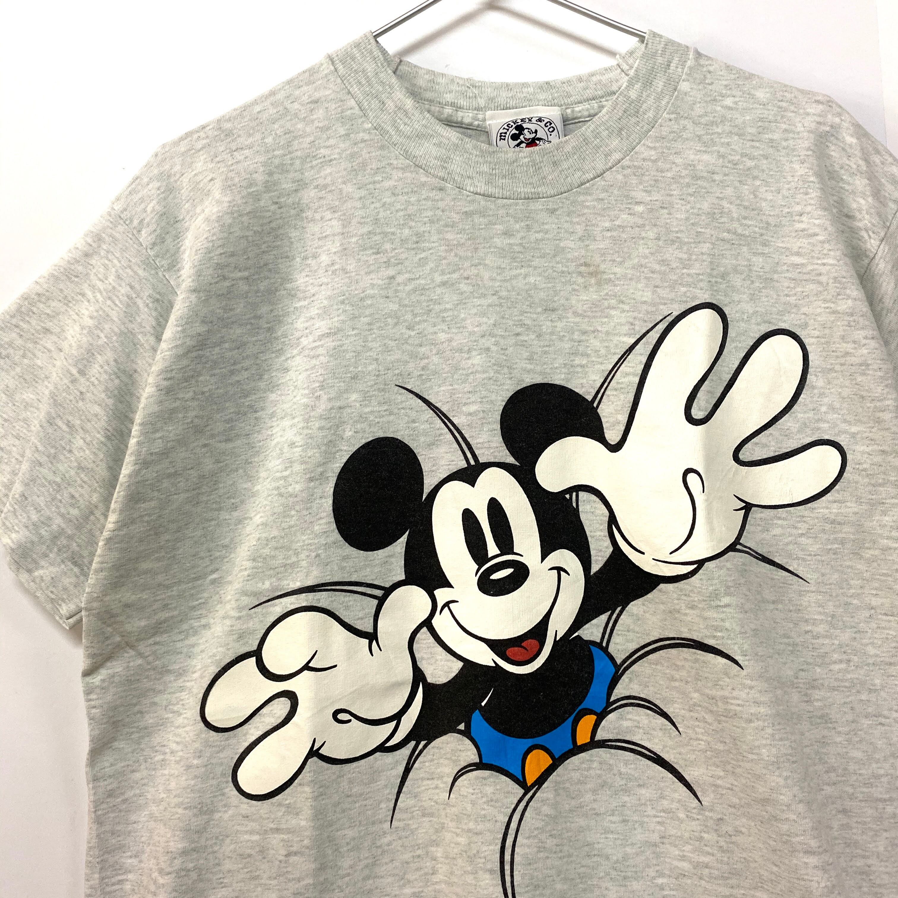 90年代 MICKEY ＆ CO. Disney ディズニー ミッキーマウス プリントT