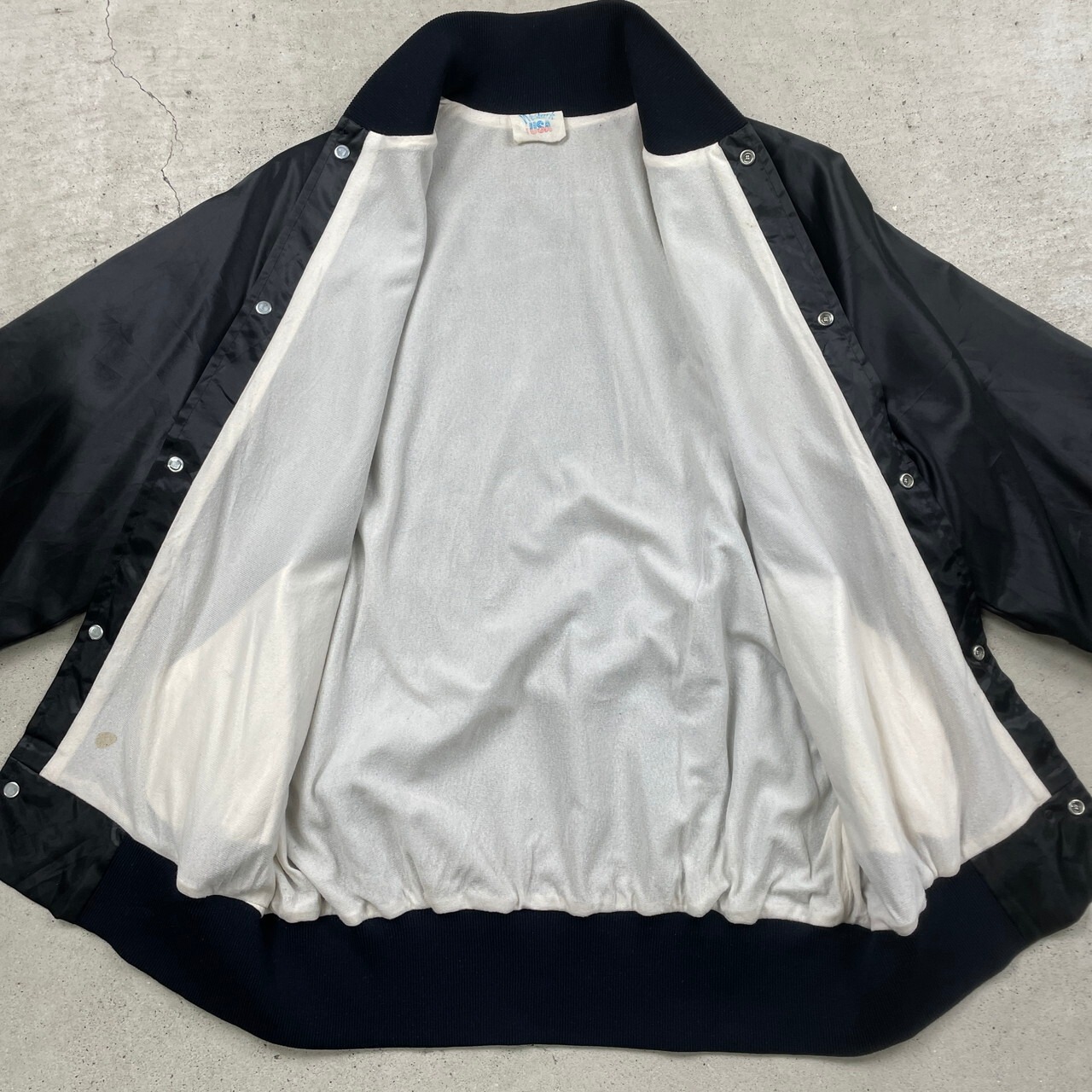 90年代 USA製 WestArk ナイロン サテンスタジャン カレッジチーム 