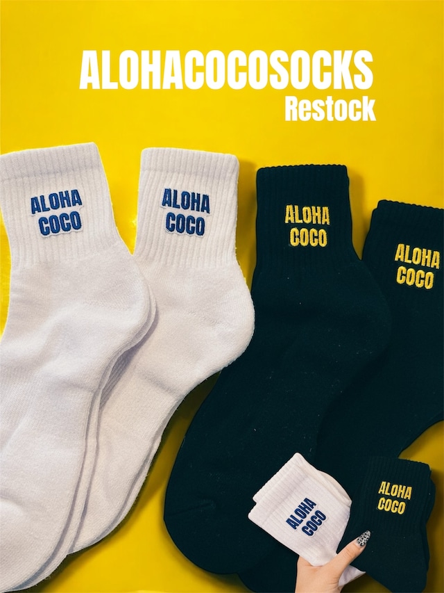 ALOHACOCO SOCKS(22-27cm)ONESIZE