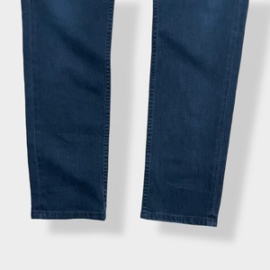 【LEVI'S】メキシコ製 511 ブラックジーンズ デニム ジーパン スリム ストレート スキニー 細身 美脚 足長効果 ジッパーフライ ストレッチ W31 L32 リーバイス US古着