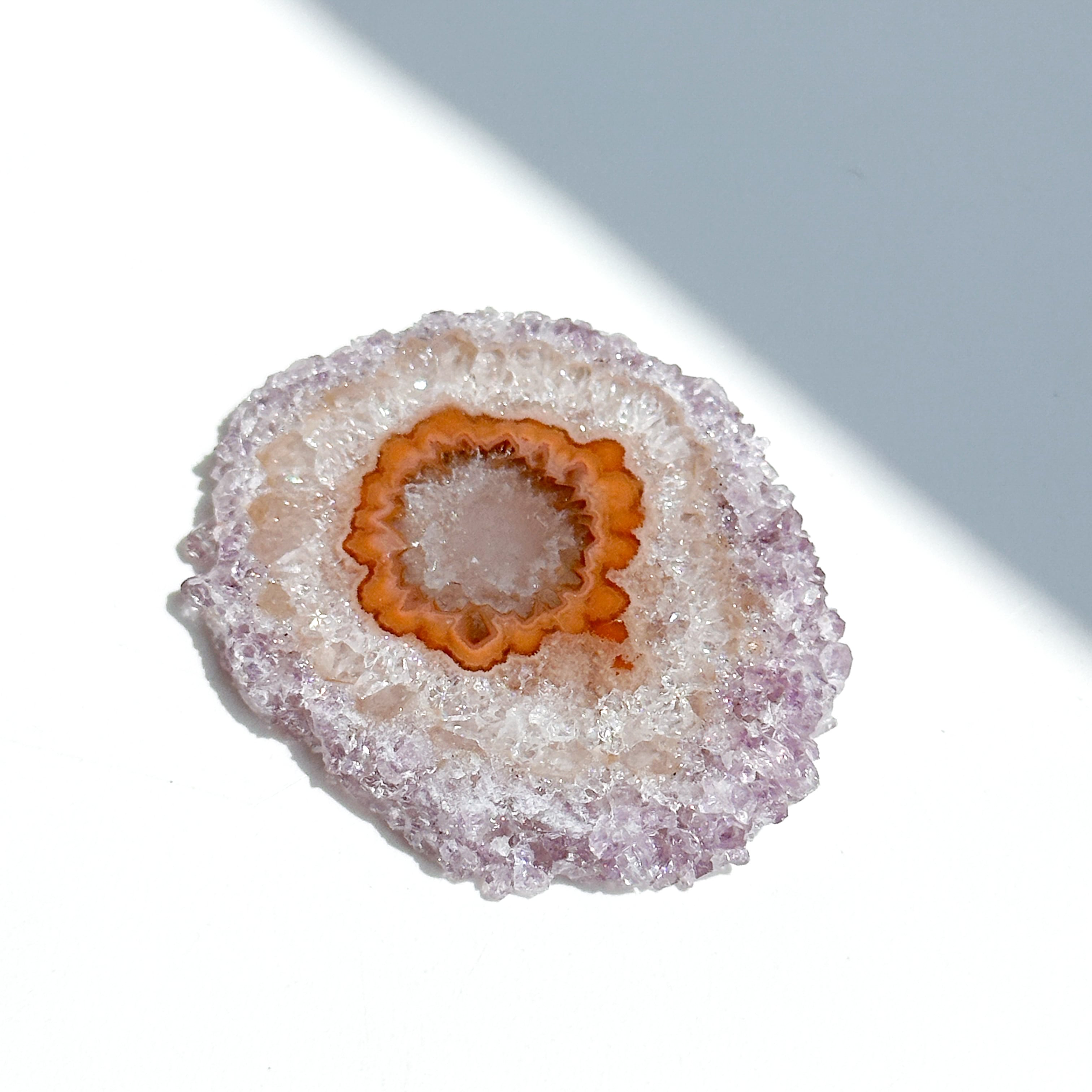 フラワーアメジスト スライス72◇ Flower Amethyst ◇天然石・鉱物
