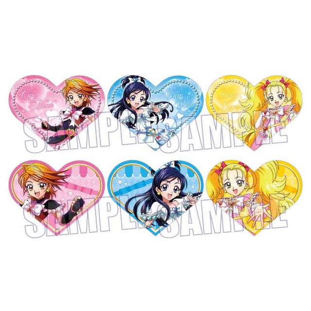 ふたりはプリキュアMax Heart トレーディングハート型色紙 Action ver. セット
