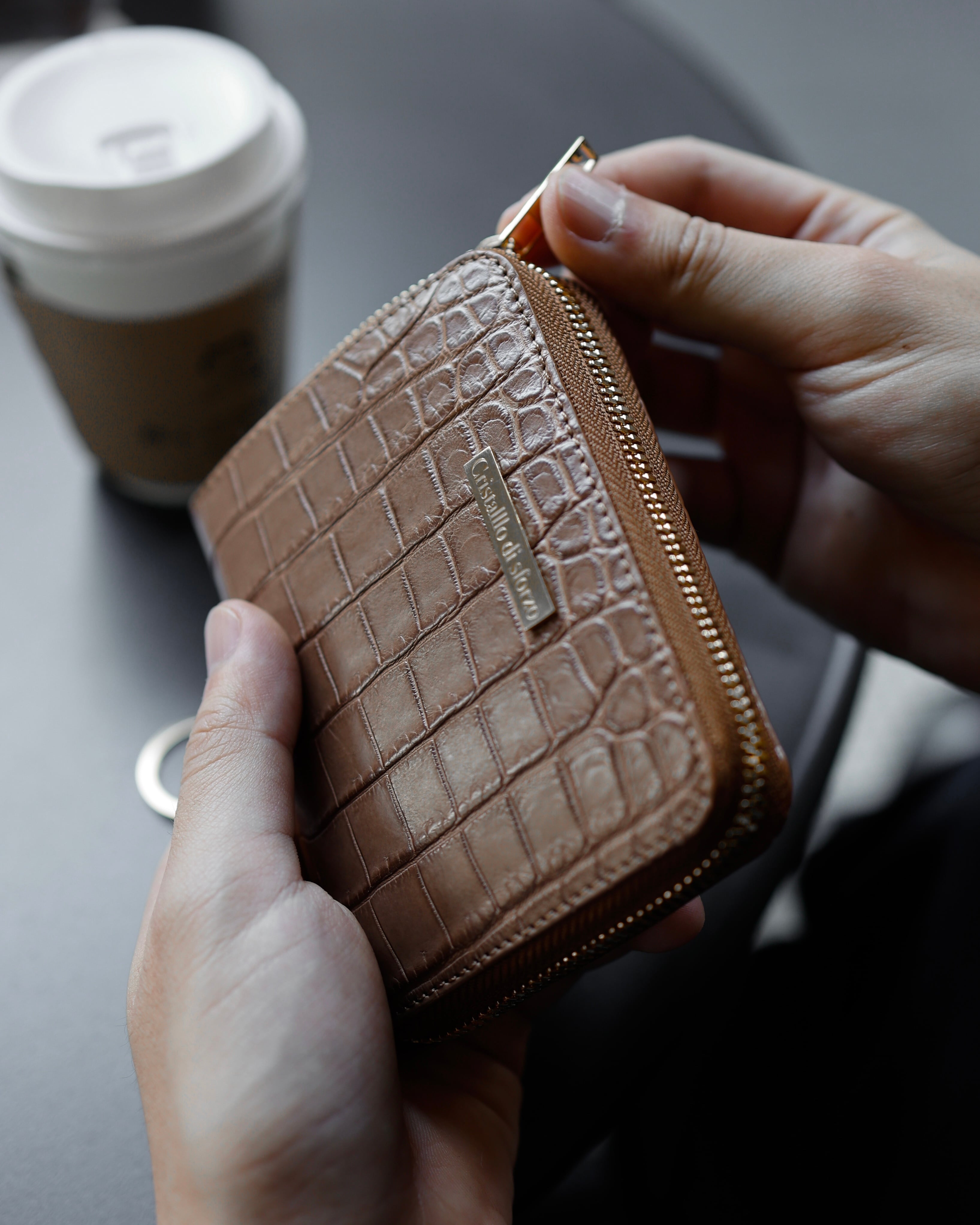 圧倒的高級感】Crocodile Porosus Middle Wallet【最高級ポロサス