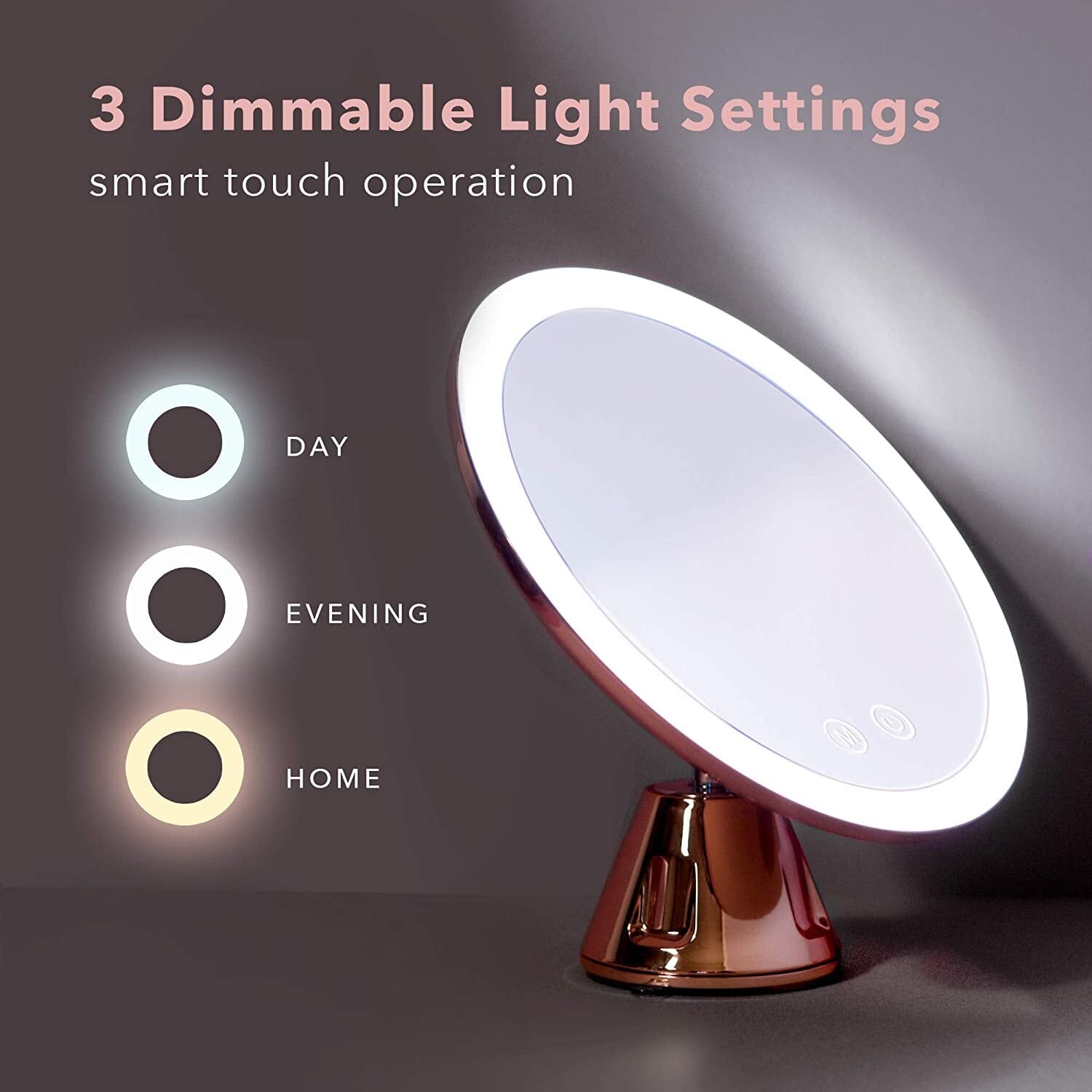 【在庫セール】Fancii LEDトラベルメイクアップミラー、10倍/1倍の拡大 Amazon.co.jp: Fancii 10倍拡大鏡 LED化粧鏡 3色調光 吸盤ロック付き