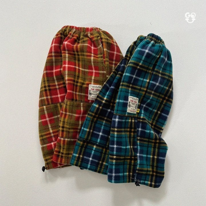 【予約】GO U チェックパンツ大人