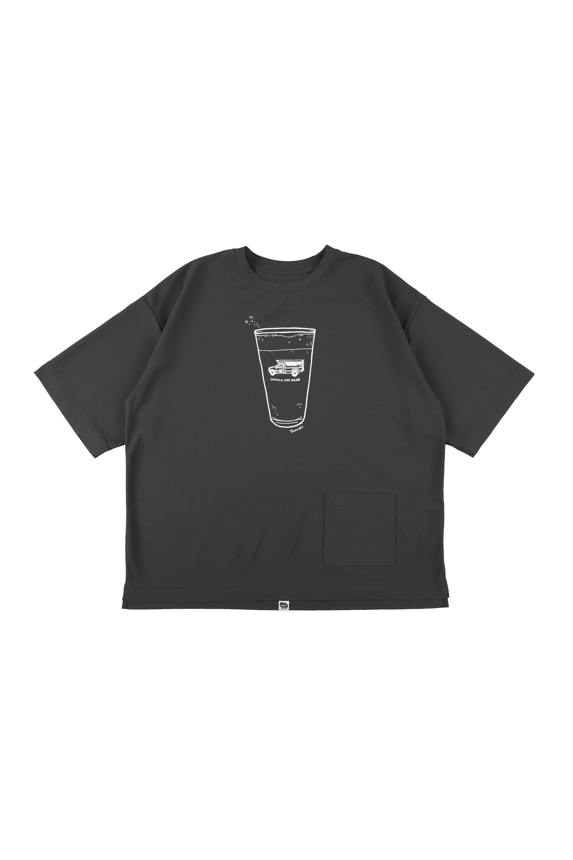 Micro Pique BigT CMB : Color Charcoal Grey