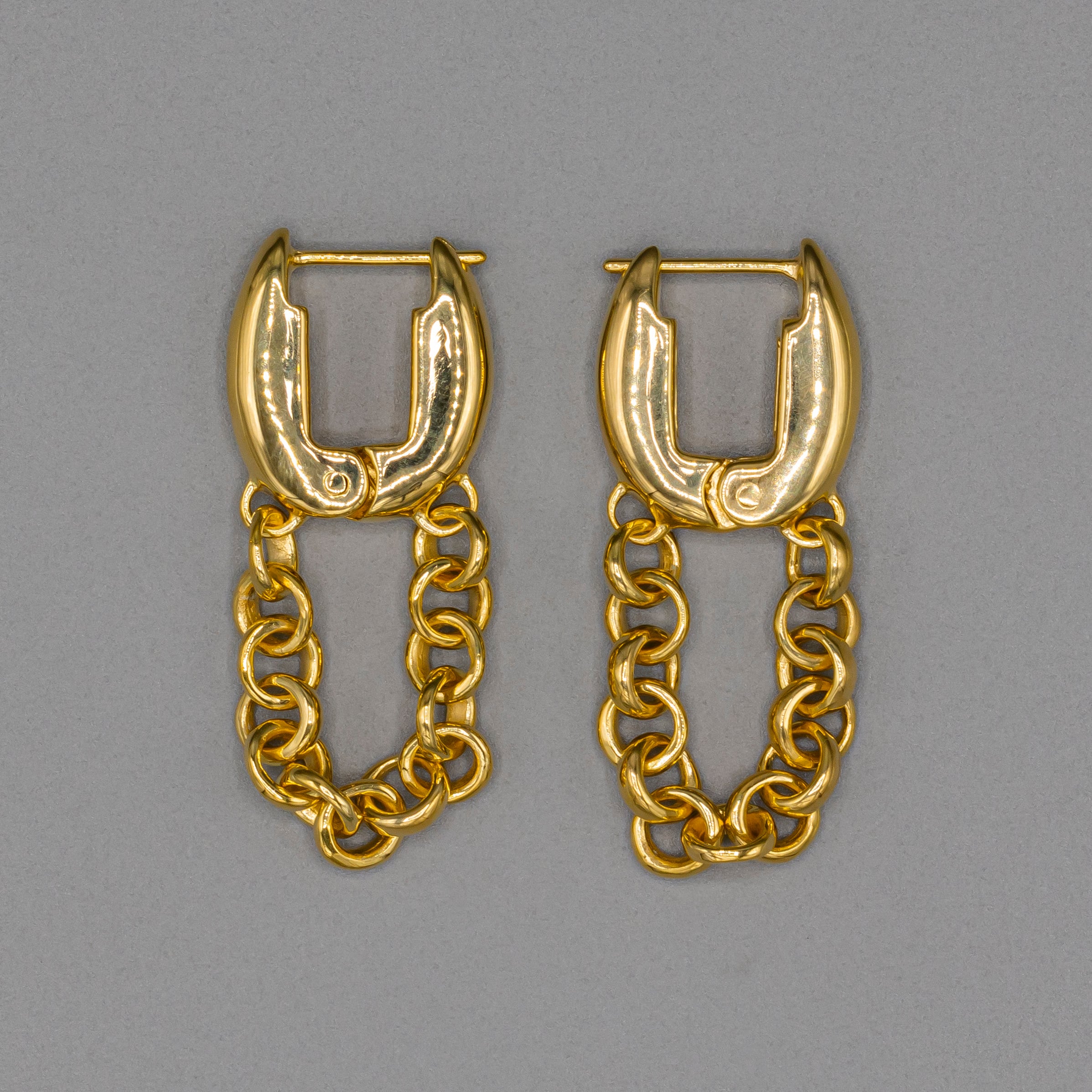 Lock pierce single chain Gold | FLYNK