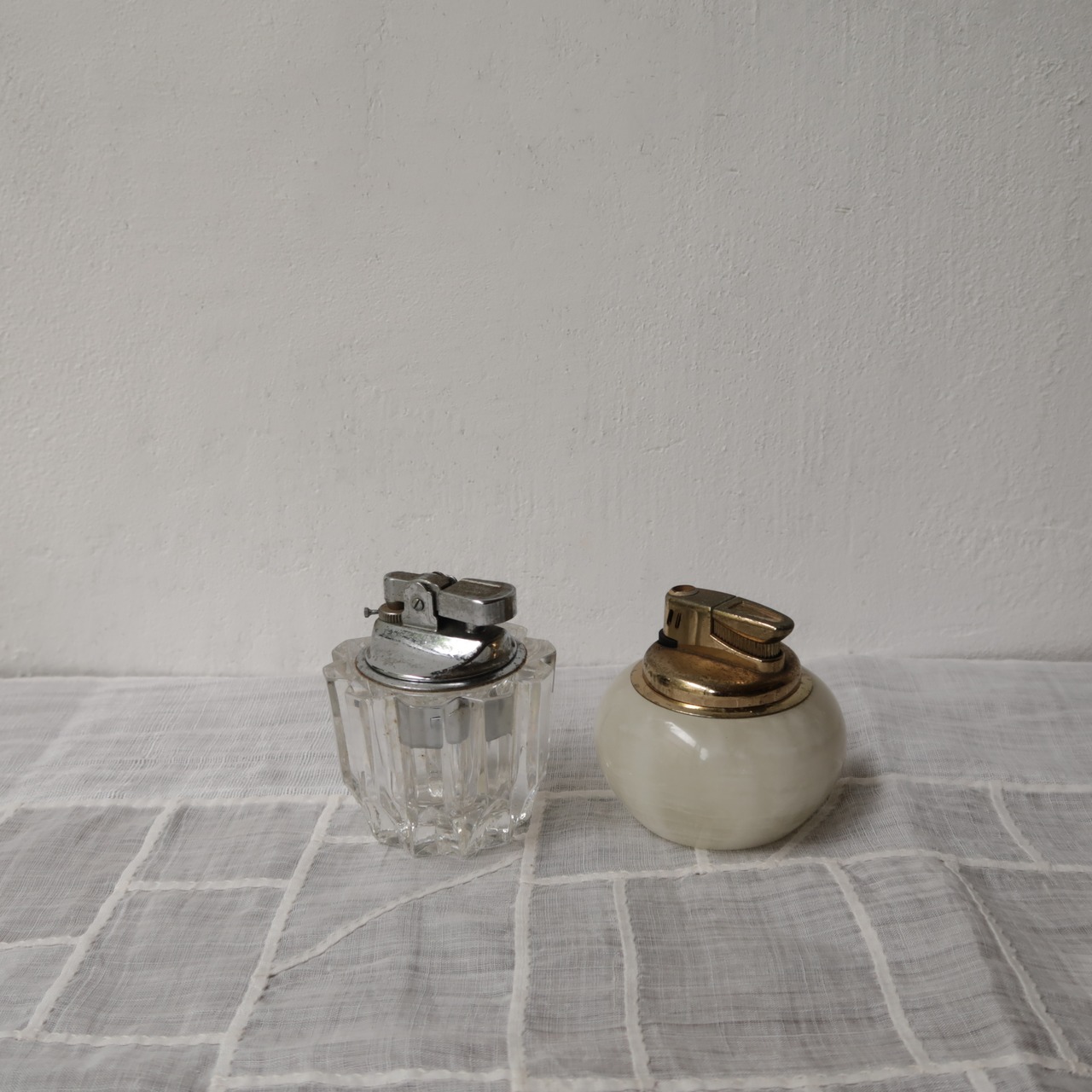 玉ときらきらのキャンドルホルダー