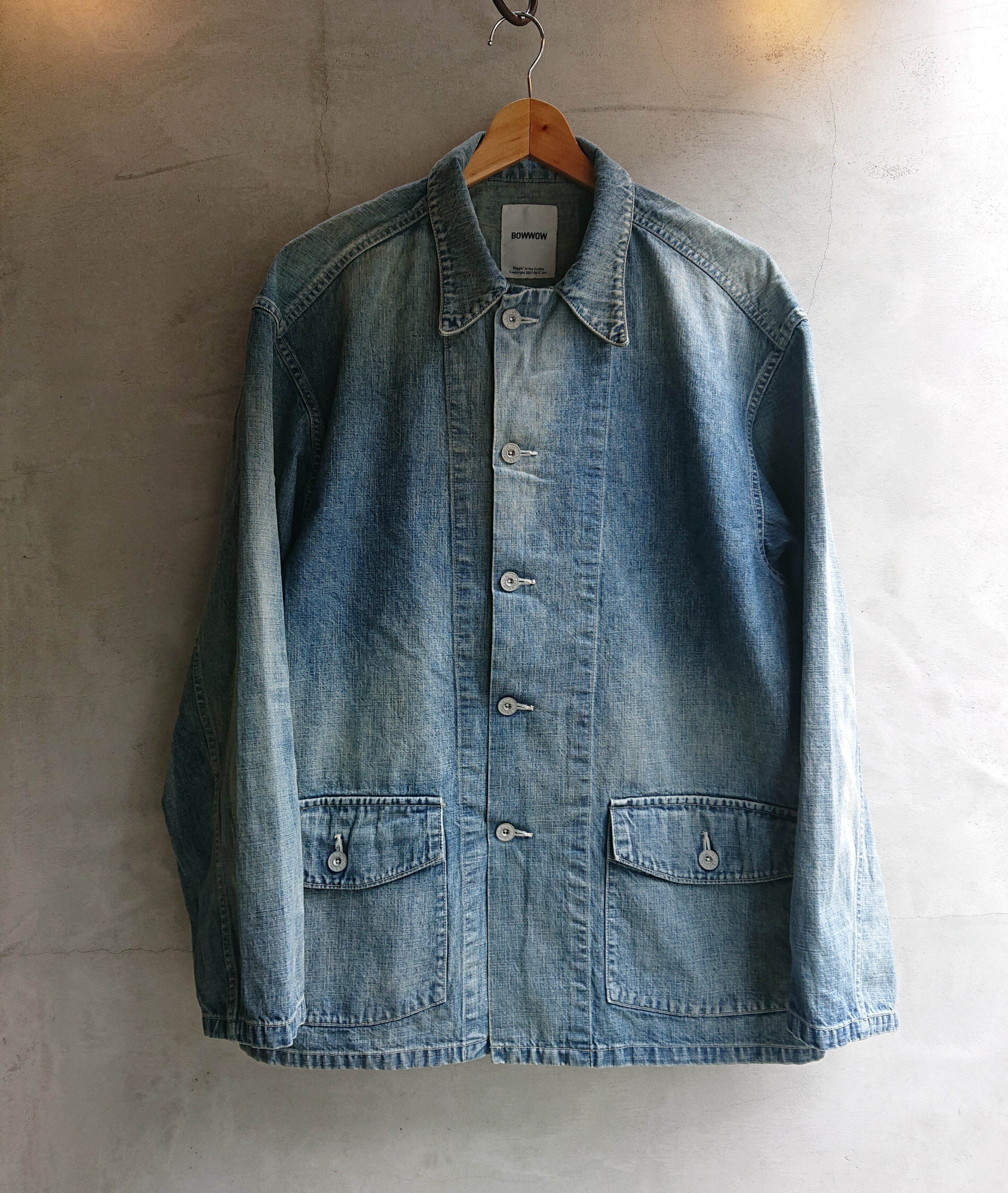 BOWWOW US ARMY M40 DENIM JACKET