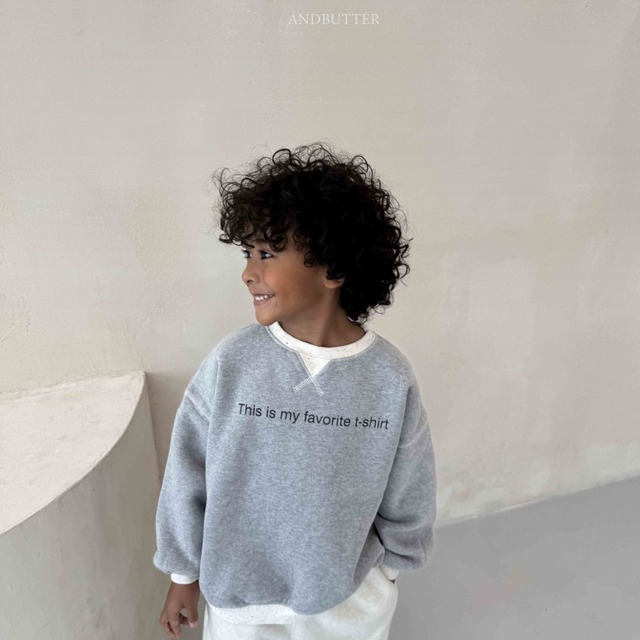 フェイバリットトレーナー 【andbutter】