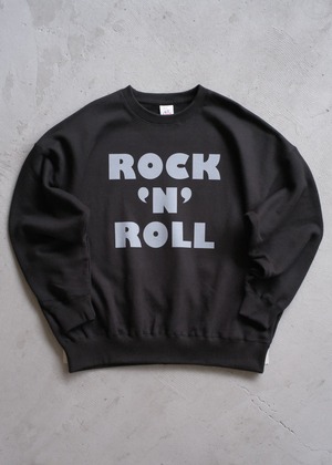"rock 'n' roll" sweat in black