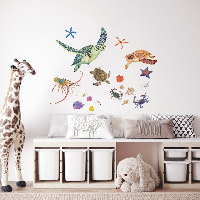 【ウォールステッカー】海の生きもの-07