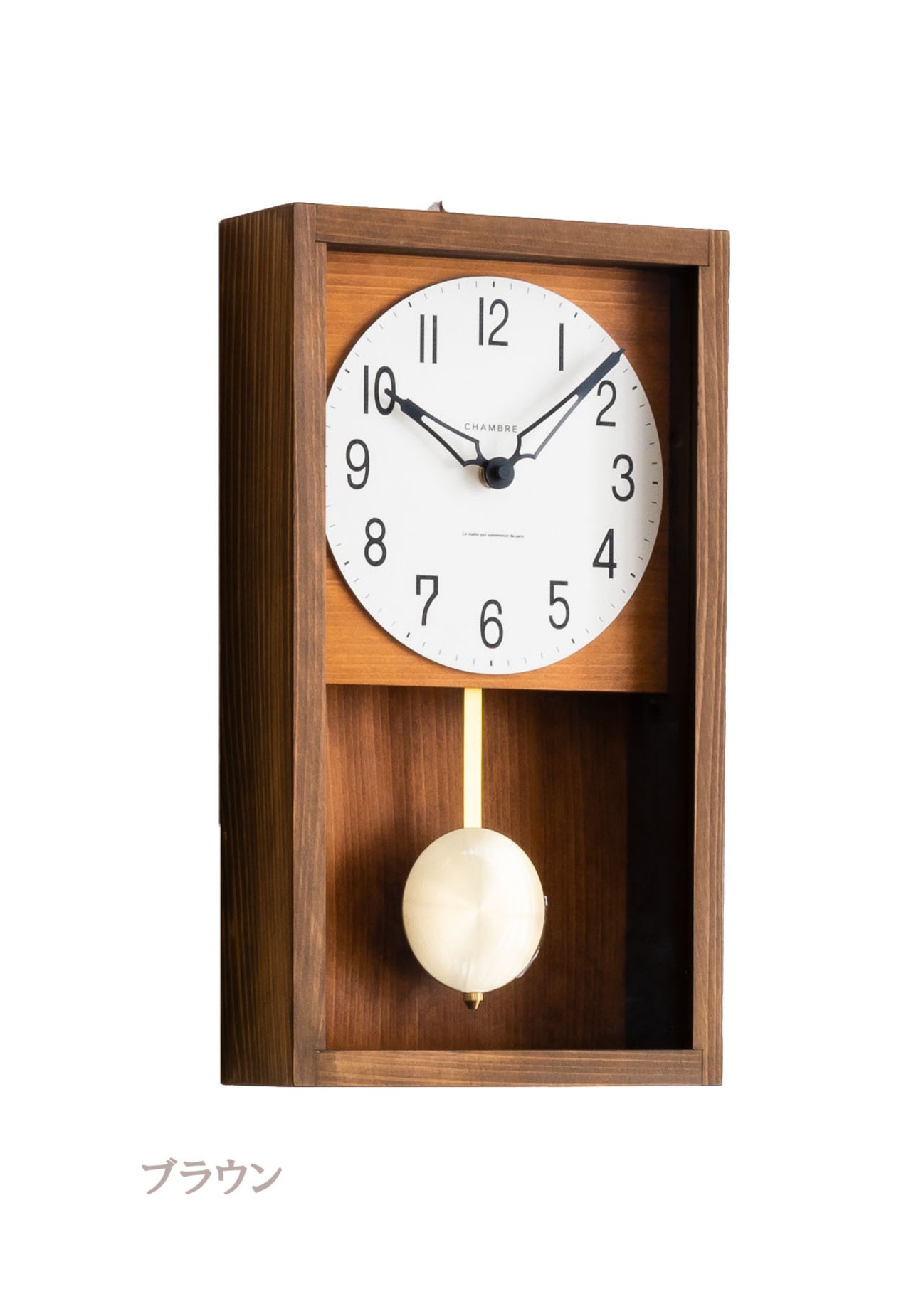 HINOKI PENDULUM CLOCK　ヒノキ ペンデュラム クロック