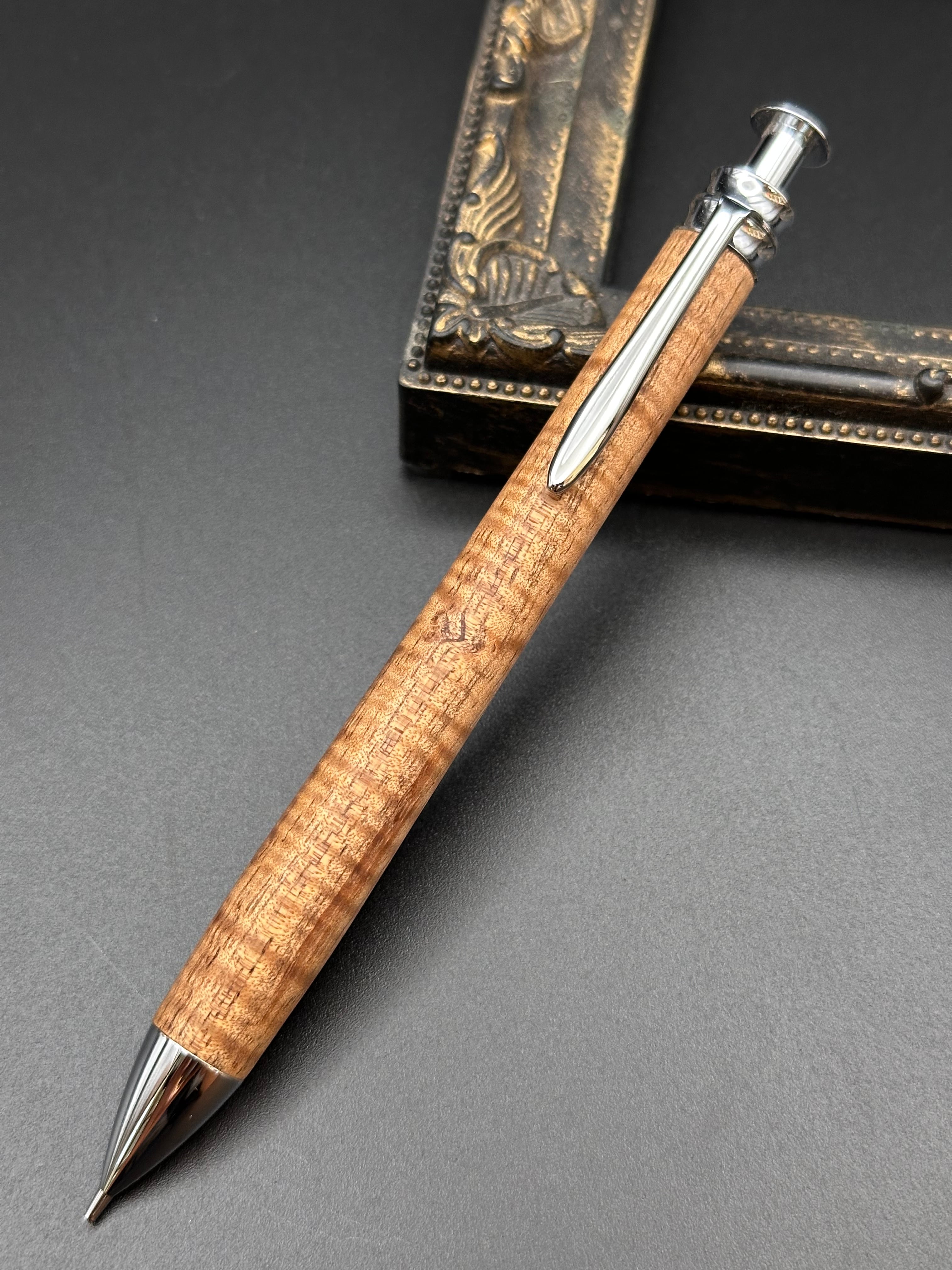 Flamberg越南黄花梨　真鍮グリップMP 7:越南黄花梨 木軸シャープペンオリジナルグリップ(真鍮) | Flamberg