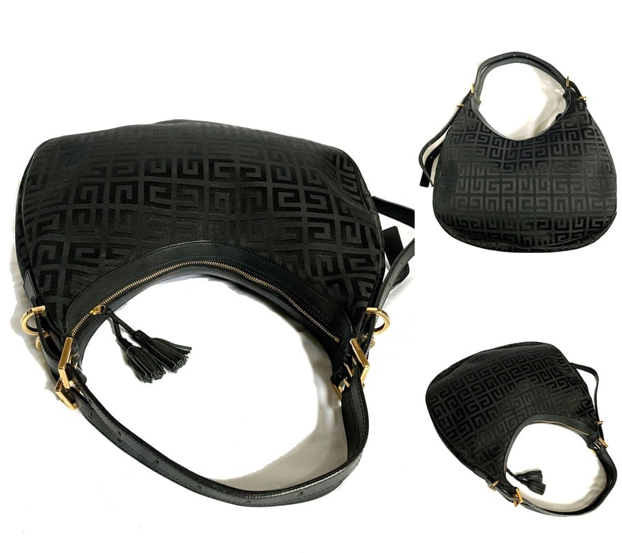 極美品 新品同様 入手困難 GIVENCHY ジバンシー シグネチャー ロゴ