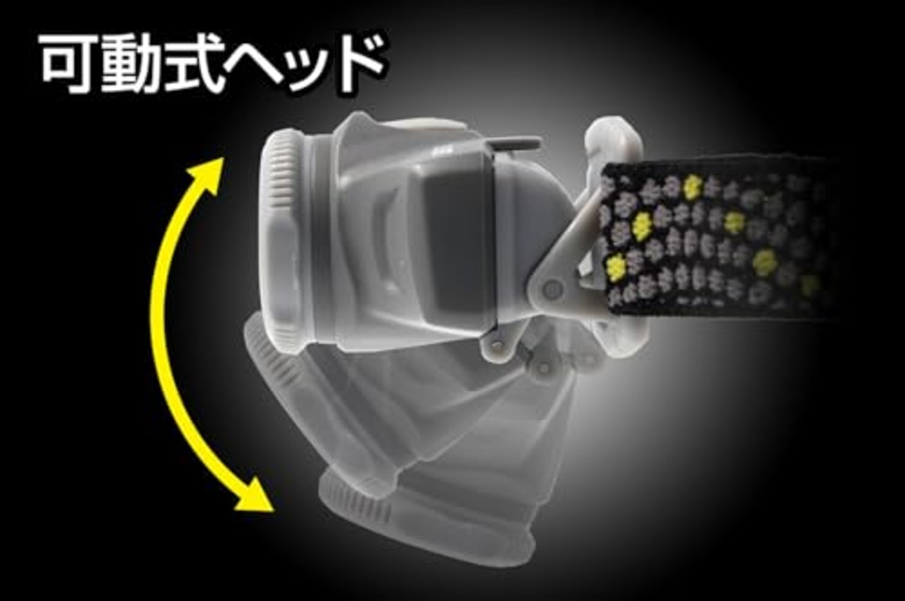 GENTOS(ジェントス) LED ヘッドライト 【明るさ200ルーメン/実用点灯7.5時間/耐塵/耐水】 単3形電池1本使用 コンパクトヘッドライト CP-131D