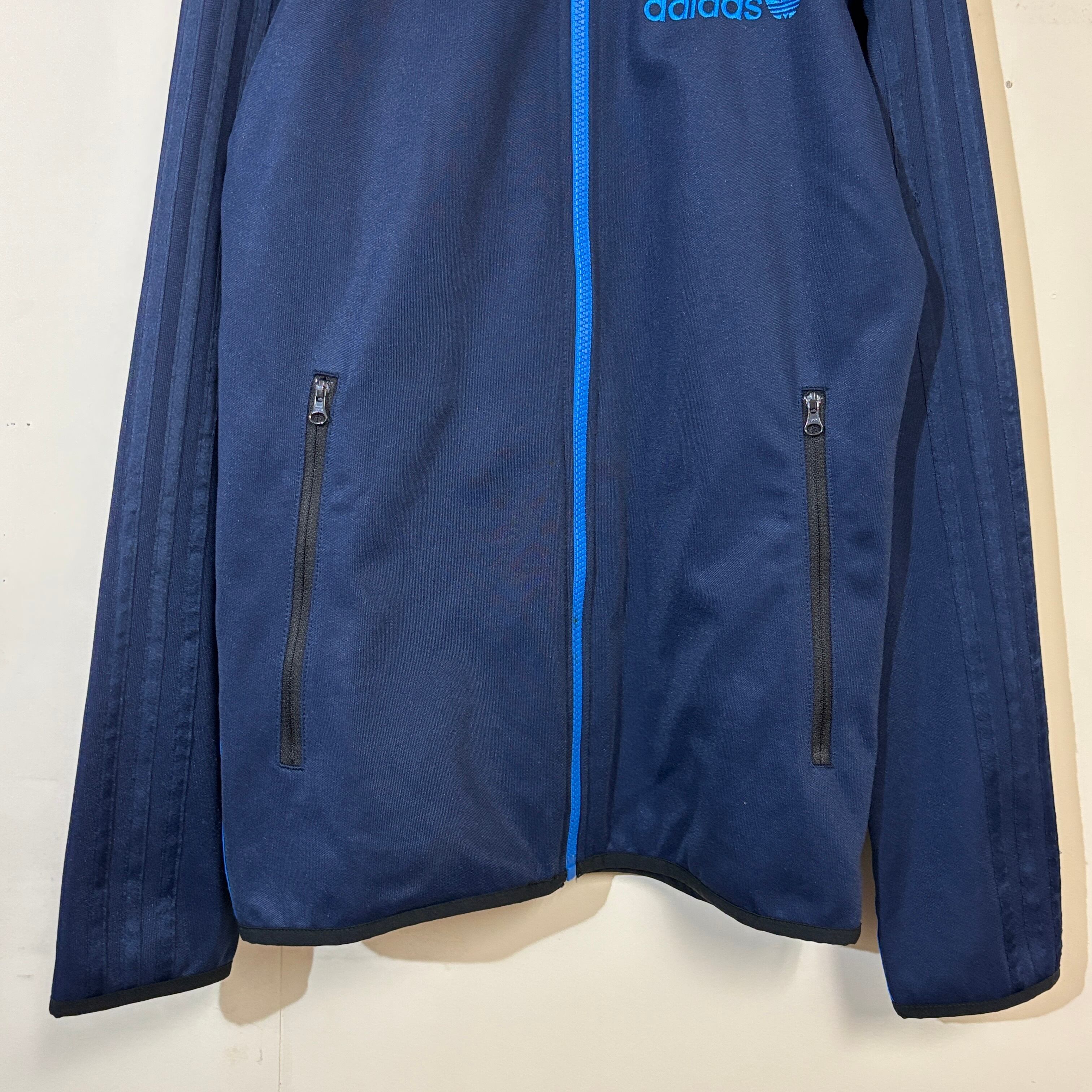 アウトドア用品 アディダス トラックジャケット ネイビー adidas
