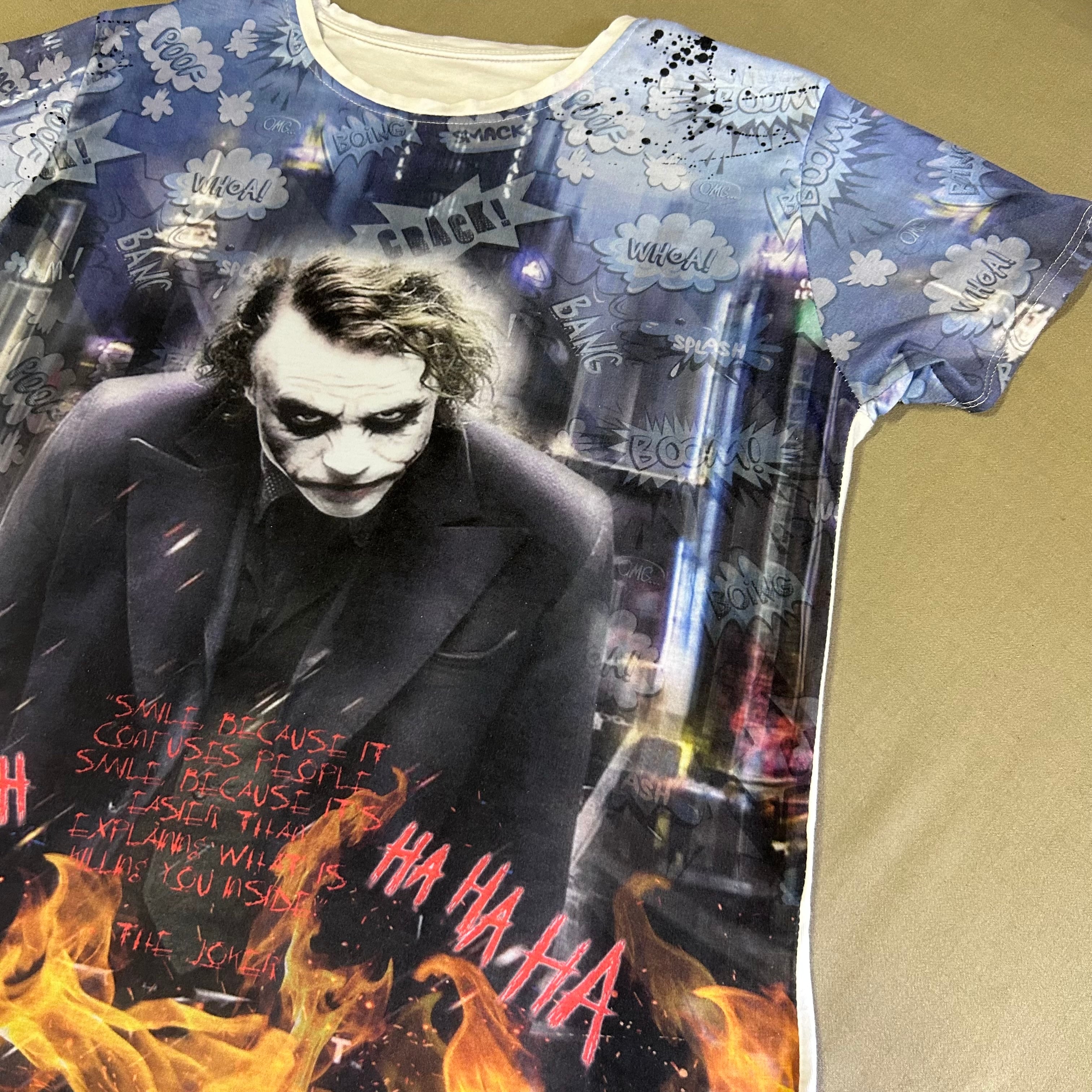 ジョーカー ヒースレジャー JOKER バットマン ダークナイト 映画 ムービー キャラ　XXL #ST507085