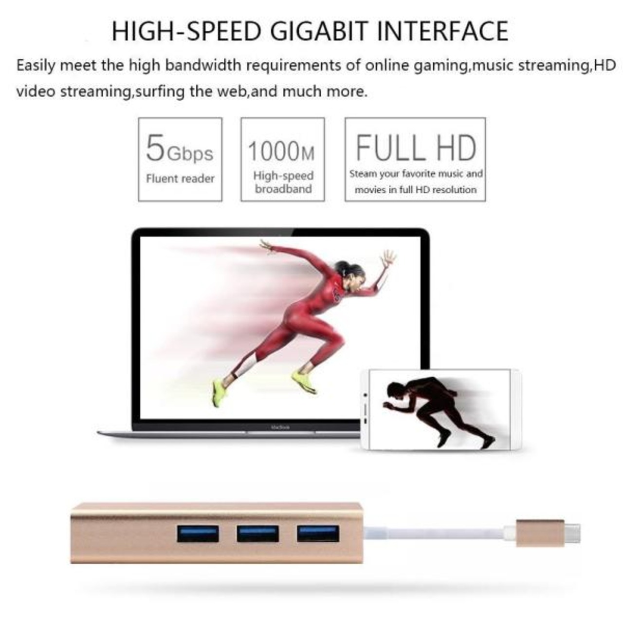 Formosa Japan USB-C Digital AV Multiportアダプタ ギガビット LAN 1000Mbps HDMI 4K USB