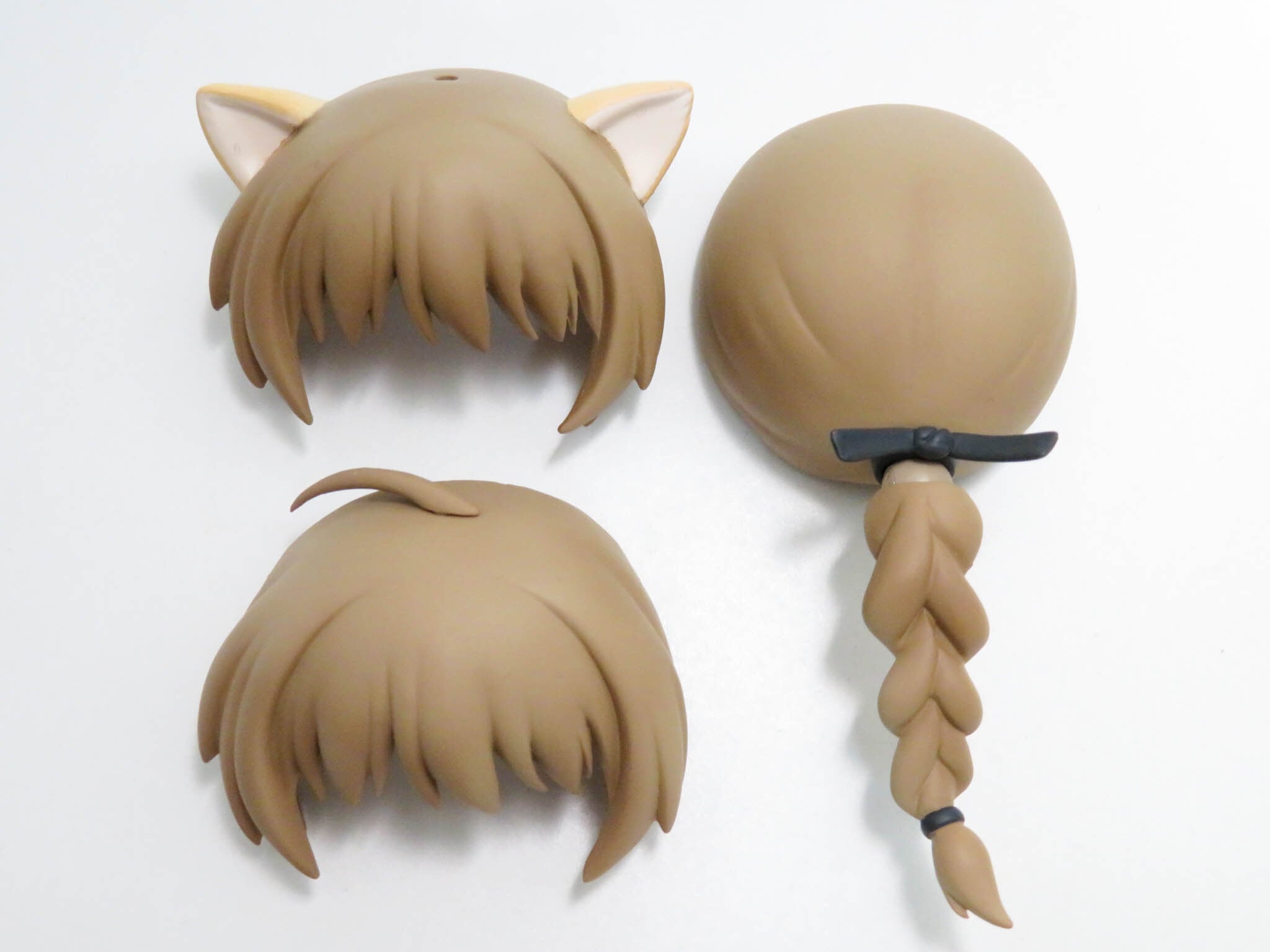 再入荷(A−ランク)【229】 リネット・ビショップ 水着Ver. 髪パーツ ポニーテールとケモ耳 ねんどろいど