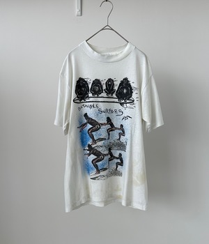 -Butthole Surfers- Vintage 80s L Print T-Shirt made in USA