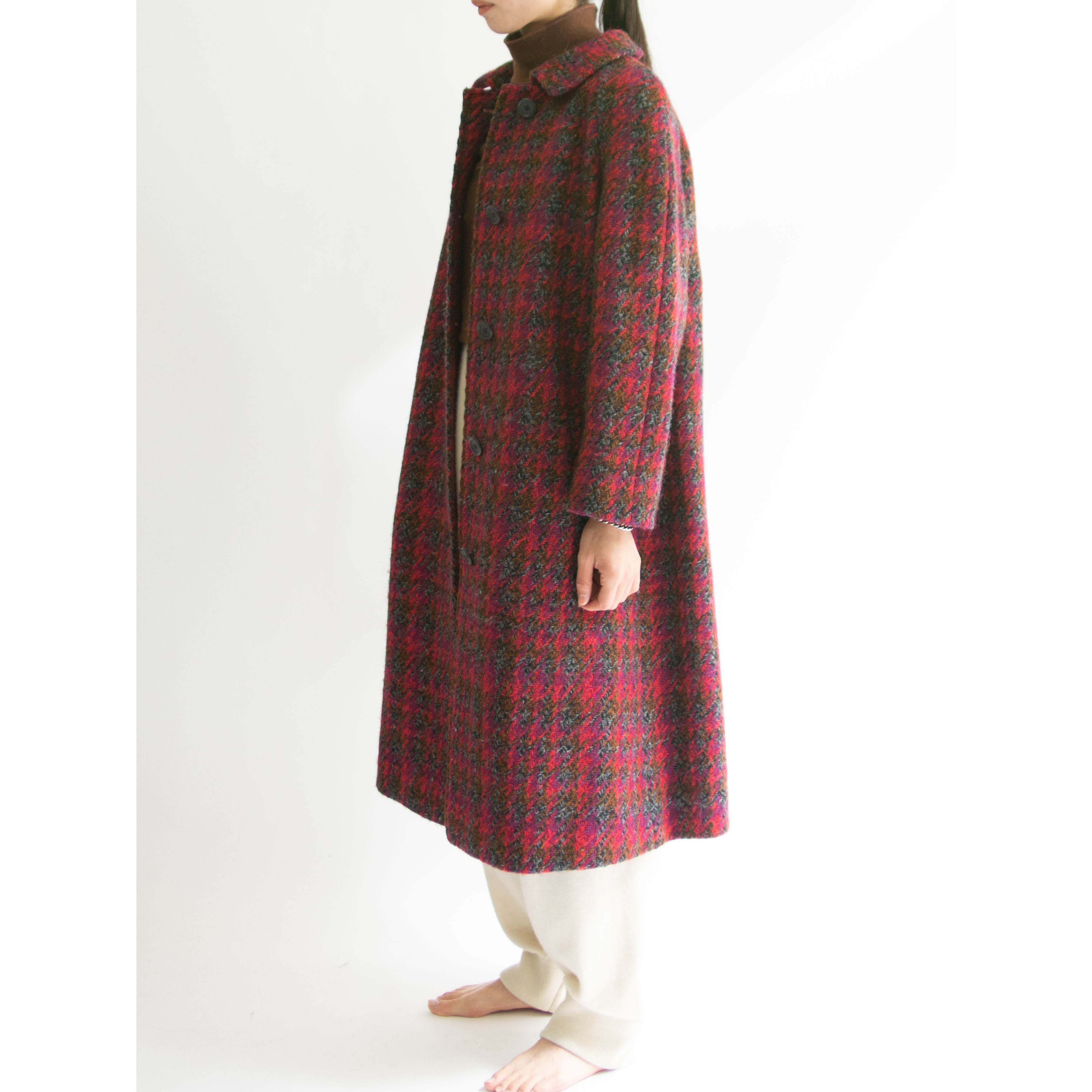 Aquascutum】Made in England 100% Wool Tweed Long Coat（アクア ...