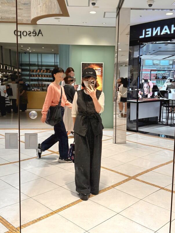 139cm〜 クルーネックニットトップス + ベスト + クロップドパンツ スリーピースセット