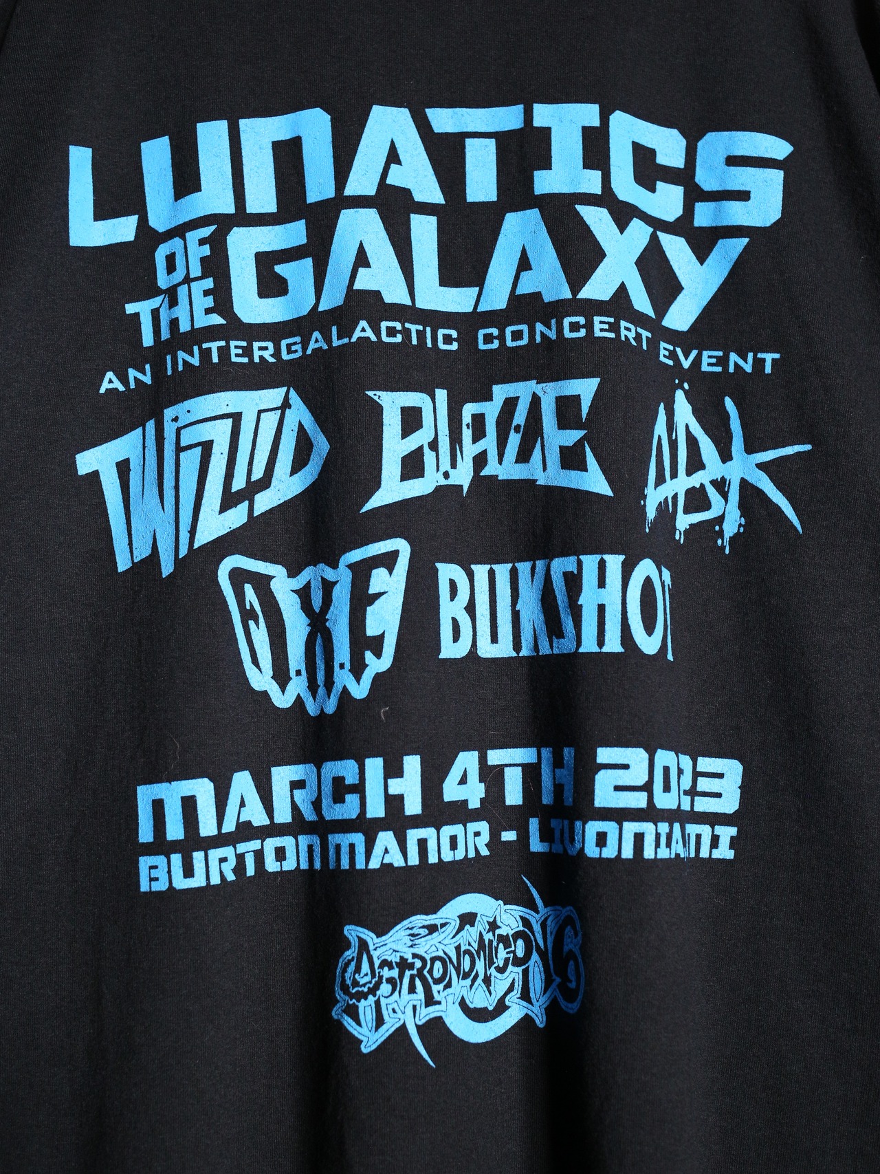 “LUNATICS OF THE GALAXY” oversized graphic tee - 16
