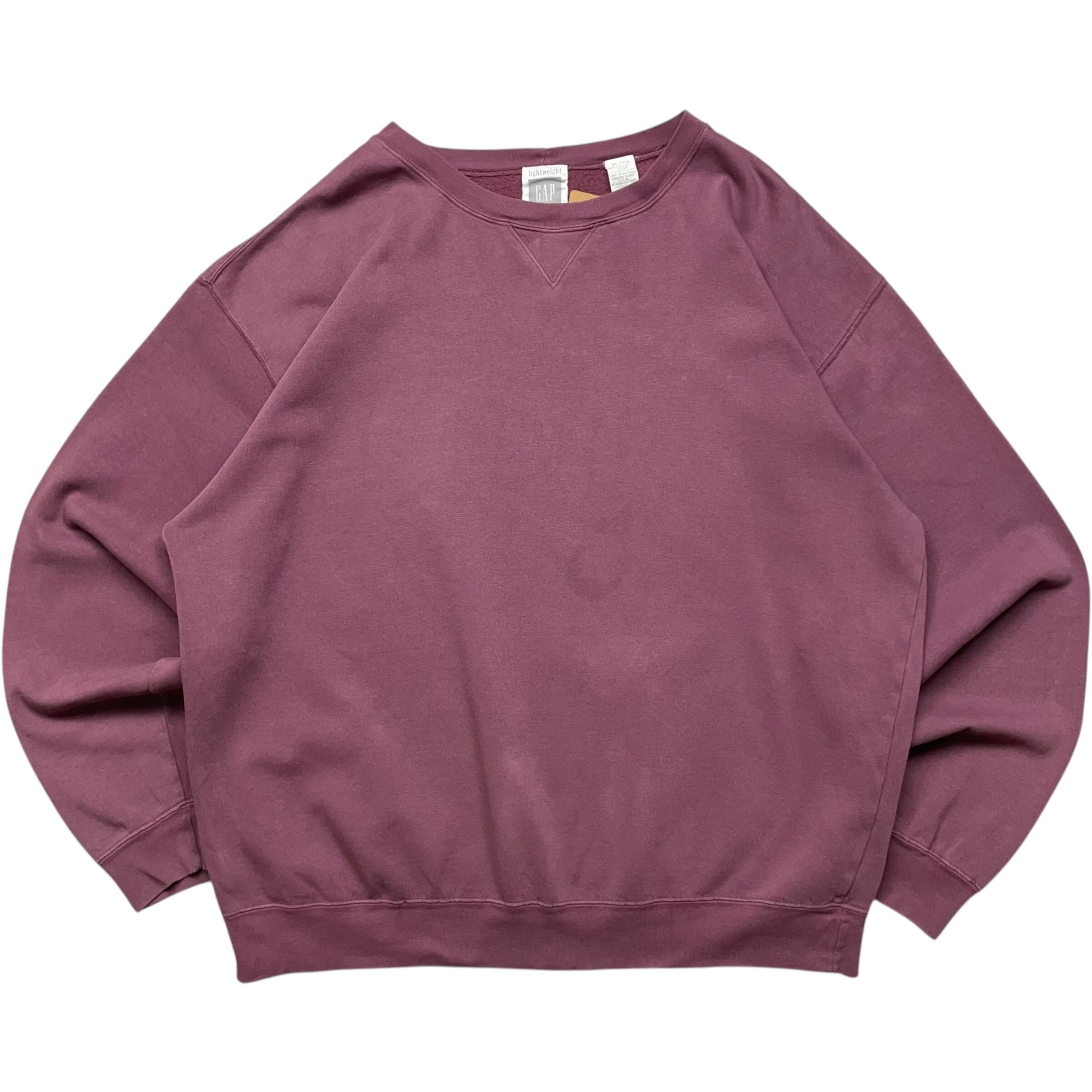 《XL》OLD GAP オールドギャップ スウェット 無地 ワインレッド no.6215